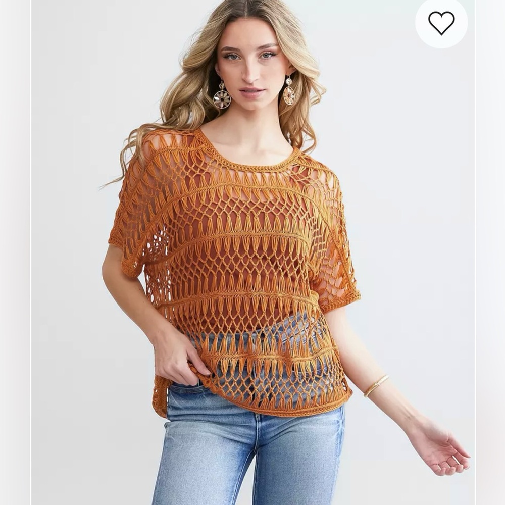 Daytrip NWT Burnt Orange Knit Top